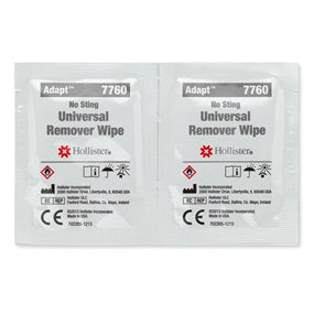 Hollister 7760 Adapt Universal Remover Wipes - Owl Medical Supplies