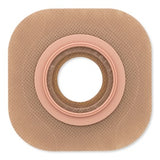 Hollister 16101 New Image Flat Flextend Skin Barrier With Integrated Beige Floating Flange Without Tape Flange 1-3/4" (44mm) Opening Up To 5/8" (16mm) Precut - Owl Medical Supplies