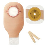 Hollister 19102 New Image 2-Piece Sterile Drainable Colostomy/Ileostomy Kit 3-1/2" Stoma Opening, 4" Flange, 12" L, Ultra-Clear, Lock N Roll Microseal Closure, Disposable - Owl Medical Suppli