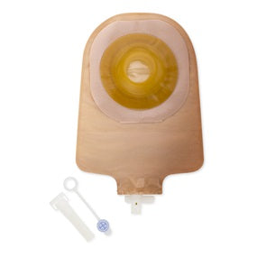 Hollister 8434 Premier 1-Piece Urostomy Pouch Convex Flextend Barrier, Tape Beige Cut-To-Fit, Up To 2" (Up To 51mm) 9" Opening (23cm) Length - Owl Medical Supplies