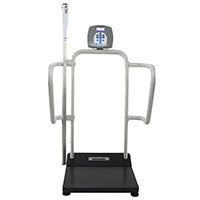 Health o meter HOM1100KLHR Digital Platform Scale with Height Rod