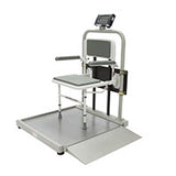 Health o meter HOM2500CKL Digital Wheelchair Ramp Scale with Fold-Away Seat