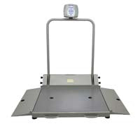 Health o meter HOM2610KG-BT Digital Wheelchair Scale with Dual Ramps and Built-in Pelstar Wireless Technology – KG Only