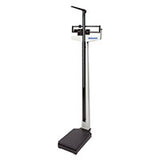 Health o meter HOM402KLWH Mechanical Beam Scale with Height Rod and Wheels Included