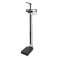 Mechanical Beam Scale with Height Rod and Wheels Included