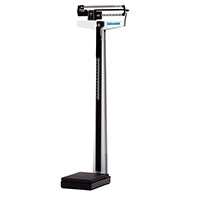 Health o meter HOM450KLWH Mechanical Beam Scale with Rotating Poise Bars and Wheels Included