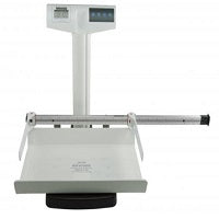 Health o meter HOM522HR Digital Pediatric Tray Scale with Mechanical Height Rod, KG Only