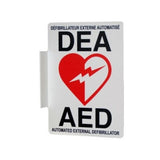 AED Wall Sign, Bilingual, W7" x L10"