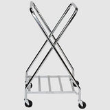 Blickman Inc JBC2230 Laundry Folding Hamper, Chrome