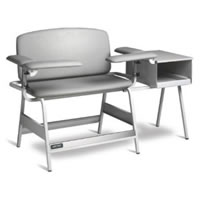 Cardinal Health L5165-4A Blood Drawing Chair, Bariatric, Without Cabinet