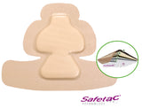 Molnlycke 283250 Mepilex Border Heel Dressing With Safetac 18.5cm x 24cm - Owl Medical Supplies