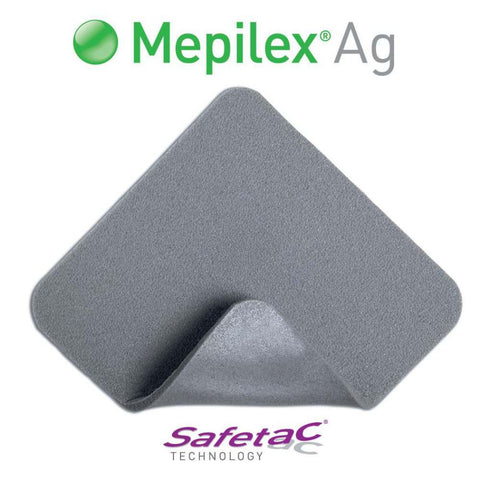 Molnlycke 287110 Mepilex Ag Foam Dressing 10cm x 10cm - Owl Medical Supplies