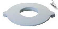 Marlen GN102E All-Flexible Compact Convex Mounting Ring 1-1/8" , 3-3/4" x 3-1/8", Green Neoprene Rubber - Owl Medical Supplies