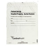 Cardinal Health MDC-PATSET Patient Setup Bag, Medium, Drawcord, Clear