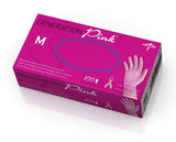 Medline PINK6074 Generation Pink 3G Stretch Synthetic Powder-Free & Latex-Free Exam Gloves, Pink, Small - Owl Medical Supplies