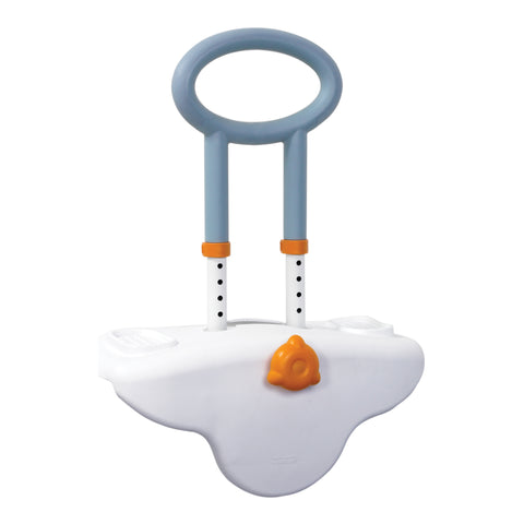 Drive Medical mg12050sc Michael Graves Clamp On Height Adjustable Tub Rail with Soft Cover Soap and Shampoo Dish - Owl Medical Supplies