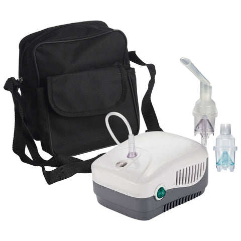 Drive Medical mq5700b MedNeb Plus Compressor Nebulizer with Carry Bag and Disposable and Reusable Neb Kits - Owl Medical Supplies