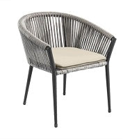 Protege Casual MUSEDCROPETBCO Muses Rope Dining Chair