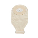 Nu-Hope 40-7234DC Nu-Comfort 1-Piece Post-Op Trim-To-Fit Deep Convex Adult Drainable Pouch With Nu-Comfort Barrier And Closure Clamp 3/4" x 1/2" Inside Cutting Area Oval A, 3-1/4" x 4-5/8" Od