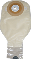 Nu-Hope 7208 Round Post-Op Adult-Size Clear Drainable 11" Urinary 1-Piece Pouch 1" Opening (This Product Is Final Sale And Is Not Returnable) - Owl Medical Supplies