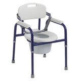 Drive Medical pc 1000 bl Pinniped Pediatric Commode, Blue - Owl Medical Supplies