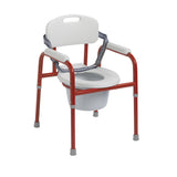Drive Medical pc 1000 r Pinniped Pediatric Commode, Red - Owl Medical Supplies