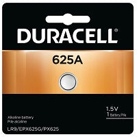 Duracell Alkaline Coin Battery, Size 625A