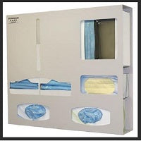BOWMAN Dispensers PS022-0512 Protective Wear Organizer - Double Glove/Gown/Mask