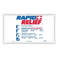 Rapid Aid RAP404-6 Rapid Relief Deluxe Cold/Hot Gel Compress