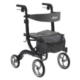 Drive Medical rtl10266bk Nitro Euro Style Walker Rollator, Black - Owl Medical Supplies