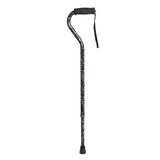 Drive Medical rtl10303cf Foam Grip Offset Handle Walking Cane, Camouflage - Owl Medical Supplies