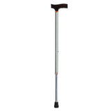 Drive Medical rtl10335ld Adjustable Lightweight T Handle Cane with Wrist Strap, Little Dots - Owl Medical Supplies