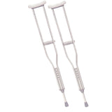 Drive Medical rtl10400 Walking Crutches with Underarm Pad and Handgrip, Adult, 1 Pair - Owl Medical Supplies