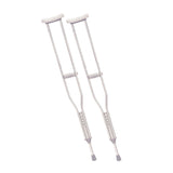 Drive Medical rtl10402 Walking Crutches with Underarm Pad and Handgrip, Tall Adult, 1 Pair - Owl Medical Supplies