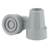 Drive Medical rtl10439b Crutch Tips, 7/8", Gray, 1 Pair - Owl Medical Supplies