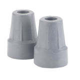 Drive Medical rtl10441 Forearm Crutch Tip 5/8", Gray, Pair, Retail Box - Owl Medical Supplies