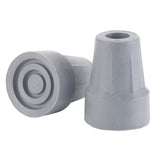 Drive Medical rtl10441b Forearm Crutch Tip 5/8", Gray, Pair, Blister Pack - Owl Medical Supplies