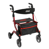 Drive Medical rtl10555rd iWalker Euro Style Rollator, Red - Owl Medical Supplies