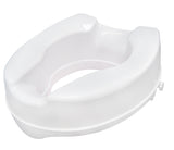 Drive Medical rtl12064 Raised Toilet Seat with Lock, Standard Seat, 4" - Owl Medical Supplies