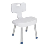 Drive Medical rtl12606 Bathroom Safety Shower Chair with Folding Back - Owl Medical Supplies