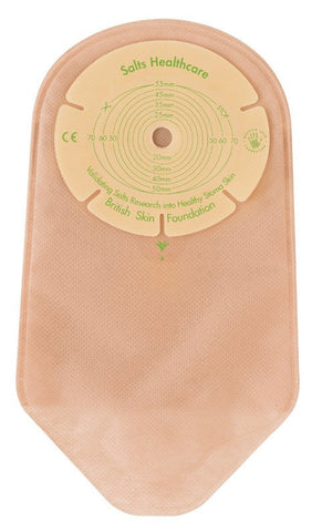 Salts NU13 Confidence Natural 1-Piece Urostomy Pouch With Flexifit And Aloe - Cut To Fit 13-70mm - Owl Medical Supplies