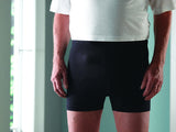 Salts BOXBLXL Simplicity Stoma Support Wear Unisex Boxer Short - Large/X Large (40/42/44") / Black - Owl Medical Supplies