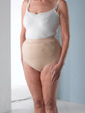 Salts BRFNSM Simplicity Stoma Support Wear Ladies Brief - Small/Medium (8/10/12") / Nude - Owl Medical Supplies