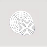 PHC Corporation of North America SANC7-100-38-6 Chart Paper, Circular, Ink Marking, 7 Day Rotation