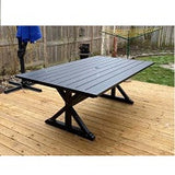 Protege Casual SAX-4584-TB Southampton Slat Rectangular Dining Table with 'X' Base (Only)