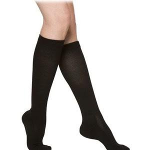 Sigvaris 362CXLM99 Cushioned Mens Calf High Compression Stocking, Size Extra-Large Long, 20 - 30mmhg, Black (1 Pair Per Box) - Owl Medical Supplies