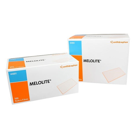 Smith & Nephew 4814 Melolite Low Adherent Absorbent Dressings 20cm x 7.5cm - Owl Medical Supplies