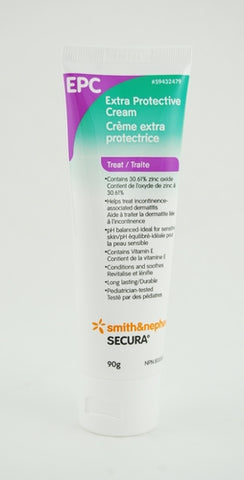 Smith & Nephew 59432479 Secura E-Piece Extra Protective Zinc Oxide 30% Withw Cream 90g Tube - Owl Medical Supplies