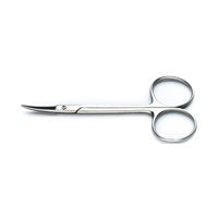 Cardinal Health SSI-0038 Cardinal Health Iris Scissors, Curved, Satin, 4.5"
