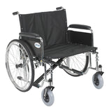 Drive Medical std26ecdfa Sentra EC Heavy Duty Extra Wide Wheelchair, Detachable Full Arms, 26" Seat - Owl Medical Supplies